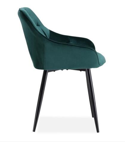 Стул HALMAR K487 темно-зеленый/черный