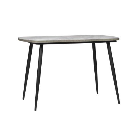 Стол ВВР Раздвижной пластиковый Лавант/бетон светлый/черный конус 110-150/70