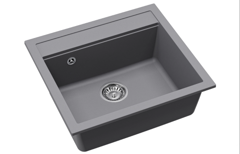 Мойка кухонная AQUASANITA Rock SQR 101 202 AW alumetallic