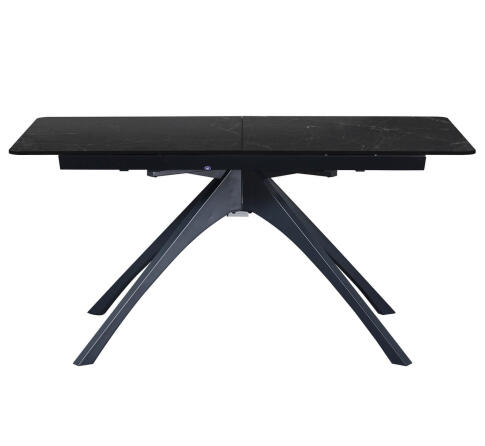 Стол Sheffilton SHT-T76 серый мрамор/черный