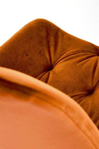 Стул HALMAR K519 корица/черный, поворотный