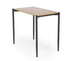 Комплект HALMAR NANDO (стол+ 2 стула) натуральный/черный/серый