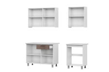 Кухонный гарнитур SV-МЕБЕЛЬ "Розалия" Серия2 (1,7 м) Ясень Шимо св./Ясень Шимо т./столешница Антарес