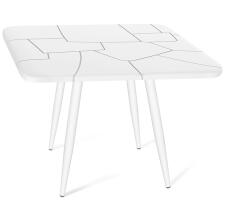 Стол Sheffilton SHT-TU104/TT30 83/83 белый/белый муар