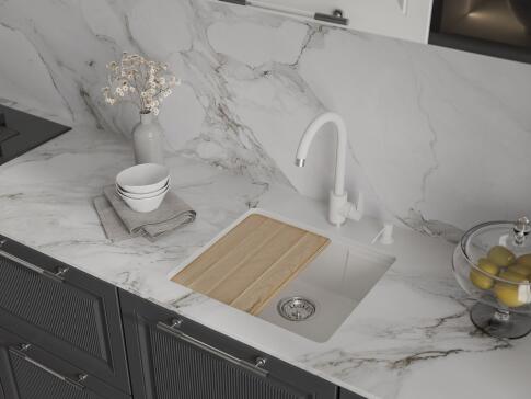 Кухонная мойка GRANFEST URBAN UR-4550 белый