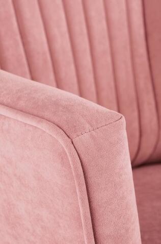 Кресло HALMAR DELGADO розовый/черный