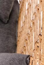 Софа HALMAR IKARO XL натуральный/черный