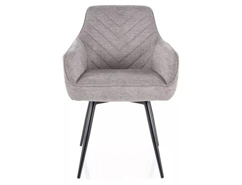 Стул SIGNAL SERVIO Brego 07 серый/черный, поворотный