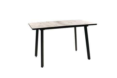 Стол ВВР Миллер бискайская сосна/черный №3, Пластик 120-160/80