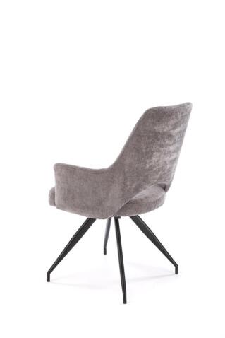 Стул HALMAR K542 серый/черный, поворотный