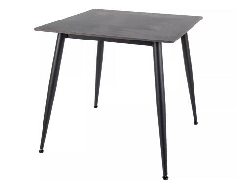 Стол обеденный SIGNAL RION черный/черный 80/80