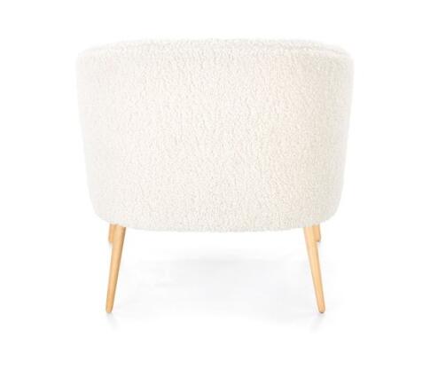 Кресло HALMAR GRIFON 2 кремовый/натуральный