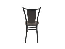 Стул ВВР Марсель бурый/черный, рогожка