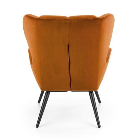 Кресло HALMAR TYRION корица/черный