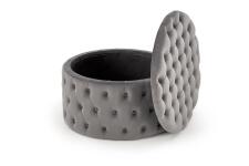 Пуф HALMAR NUNEZ серый