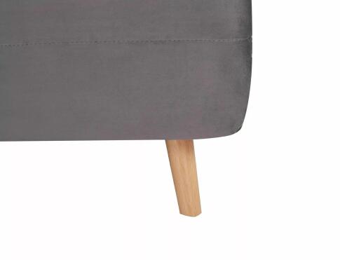 Кресло SIGNAL SPIKE Velvet tap. 139 раскладное, серый/бук