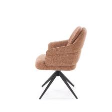 Стул HALMAR K570 корица/черный, поворотный