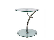 Стол журнальный SIGNAL MUNA металл/стекло