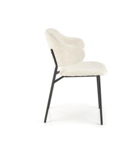 Стул HALMAR K497 кремовый/черный