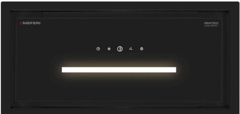 Вытяжка кухонная MEFERI SMARTBOX60BK GLASS COMFORT