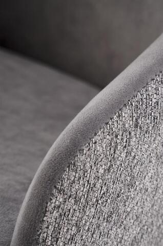 Стул HALMAR MALAGA Mavel 14/Stelar 92 серый/бук