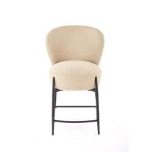 Стул барный HALMAR H126 бежевый/черный Стул барный HALMAR H126 бежевый/черный