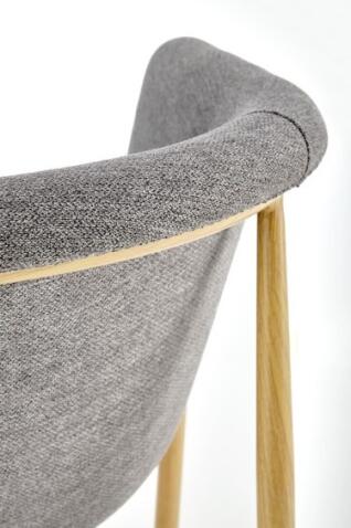 Стул HALMAR K489 серый