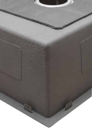 Кухонная мойка из нержавейки BLANTEK LS-5444B Nano black (+500B40B1)