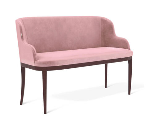 Банкетка Sheffilton SHT-ST41/S135 пыльная роза /орех европейский Банкетка Sheffilton SHT-ST41/S135 пыльная роза /орех европейский