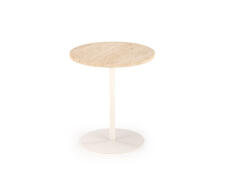 Стол журнальный HALMAR TRAVERSO S травертин/белый