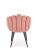 Стул HALMAR K410 розовый/черный