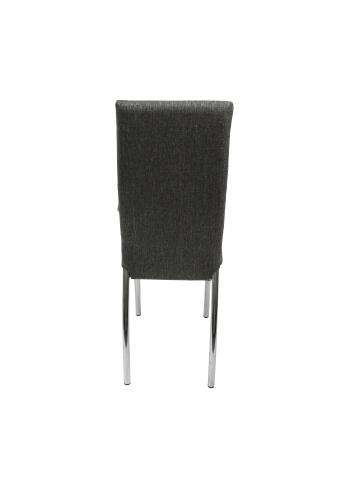 Стул ВВР Версаль серый/хром, рогожка