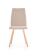 Стул HALMAR K282 бежевый/натуральный