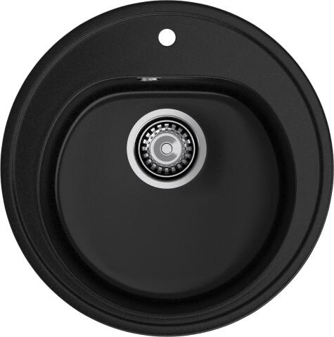 Кухонная мойка GRANFEST RONDO R-510 черный
