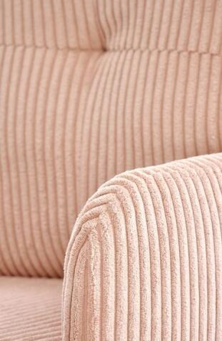 Кресло компьютерное HALMAR DUMBO светло-розовый/белый