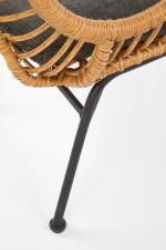 Кресло HALMAR IKARO натуральный/серый