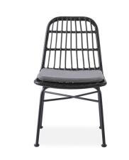 Стул HALMAR K401 серый/черный
