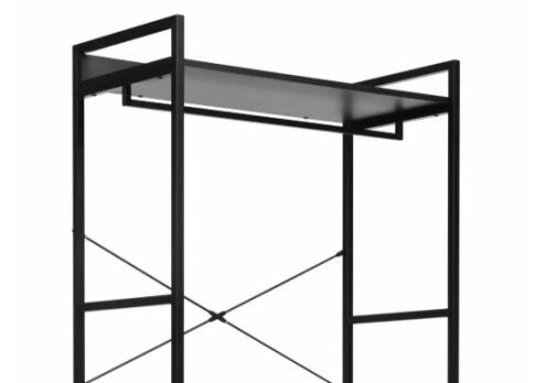 Стеллаж SIGNAL RIN B черный 200/80