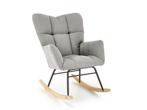 Кресло-качалка HALMAR VASCO серый