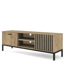 Тумба под теле/видео аппаратуру HALMAR LAMINO RTV-1 дуб крафт/черный