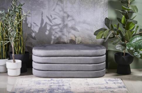 Пуф HALMAR CALPI серый