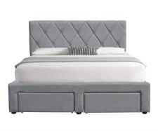 Кровать HALMAR BETINA серый, 140/200