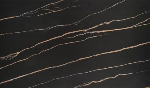 Стол обеденный HALMAR LOZANO черный мрамор/ореховый 140-200/82