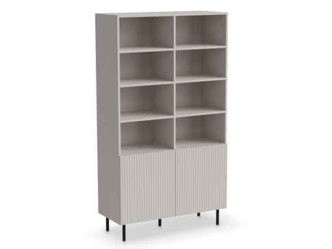 Стеллаж HALMAR PAXOS REG-1 кашемир/черный