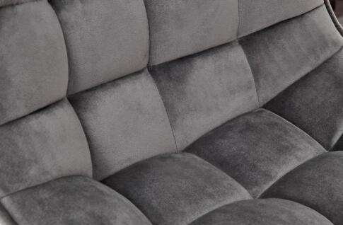 Стул барный HALMAR H95 серый/черный