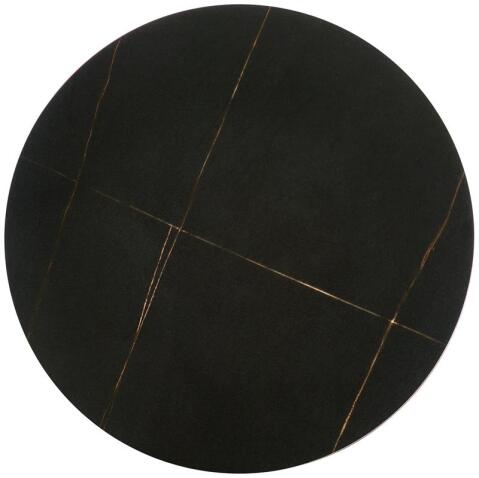 Стол журнальный HALMAR VERDE черный мрамор/черный