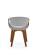 Стул HALMAR K544 серый/орех