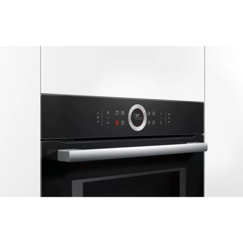 Духовой шкаф BOSCH компактный с СВЧ CMG633BB1