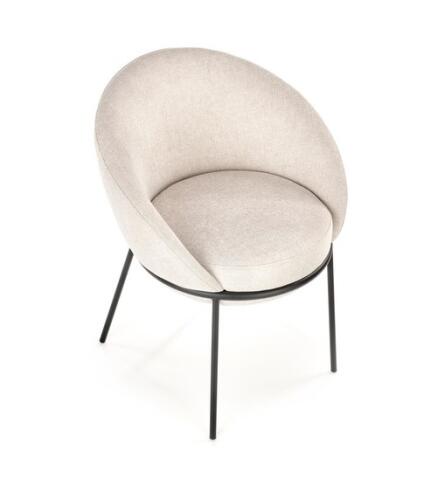 Стул HALMAR K482 бежевый/черный