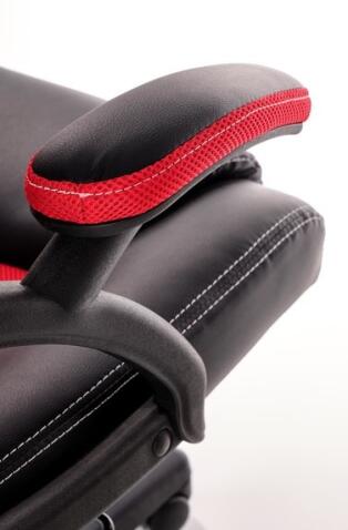 Кресло компьютерное HALMAR BERKEL черный/красный